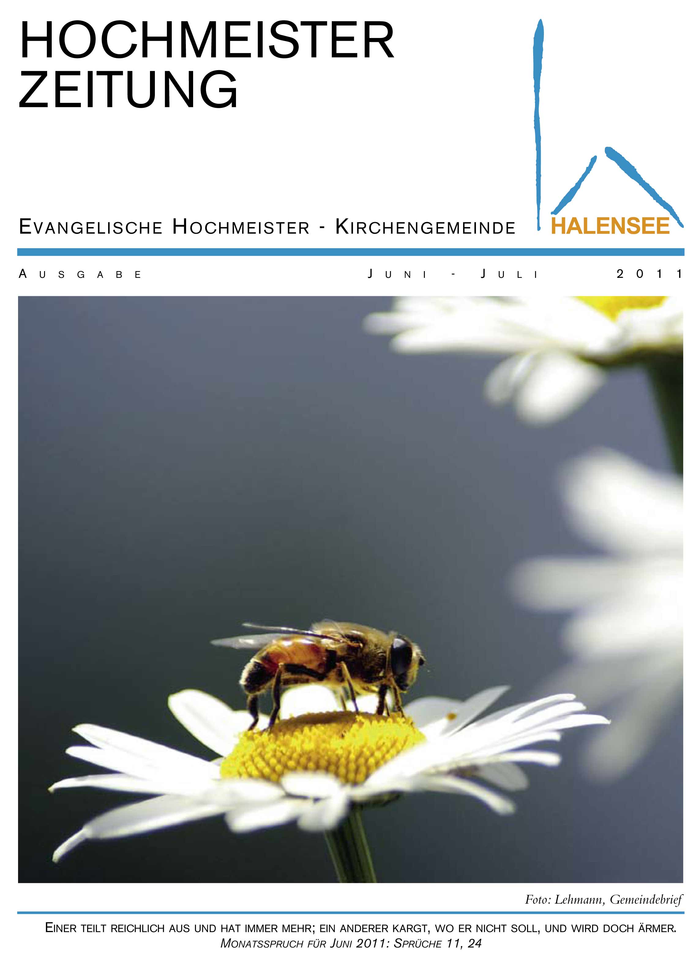 Hochmeisterzeitung 06 / 07 2011