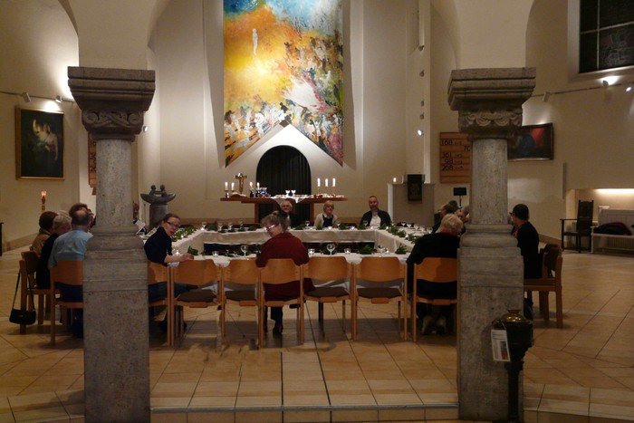 Tischabendmahl in der Hochmeisterkirche