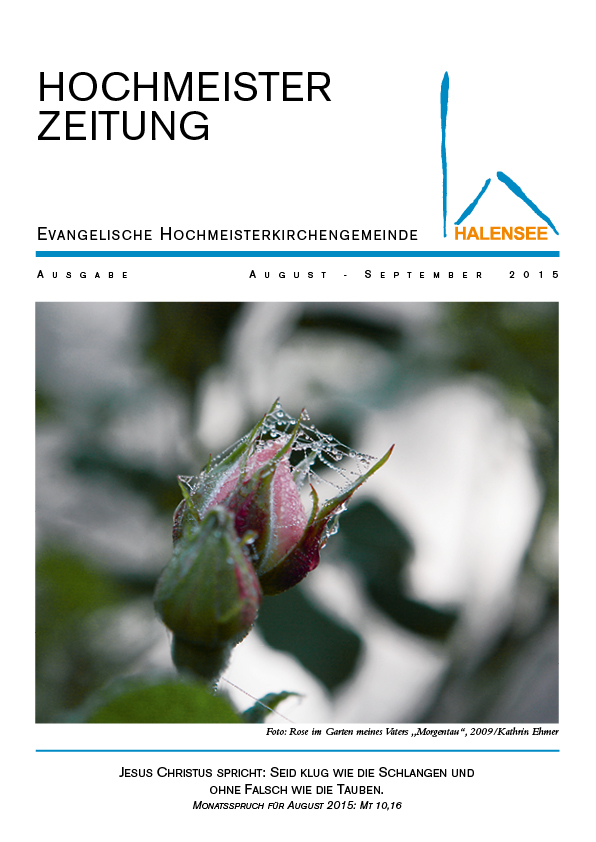 Hochmeisterzeitung 08 / 09 2015