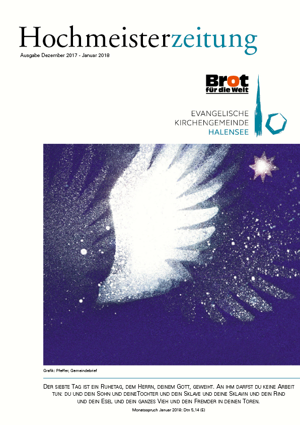 Hochmeisterzeitung 12 / 01 2017/18