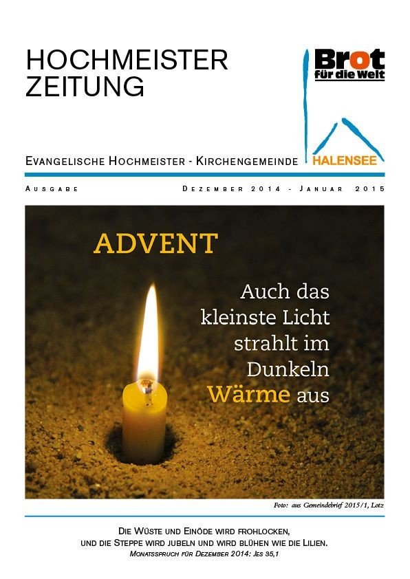 Hochmeisterzeitung 12 2014