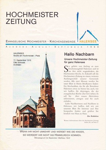 Hochmeisterzeitung 08 1999