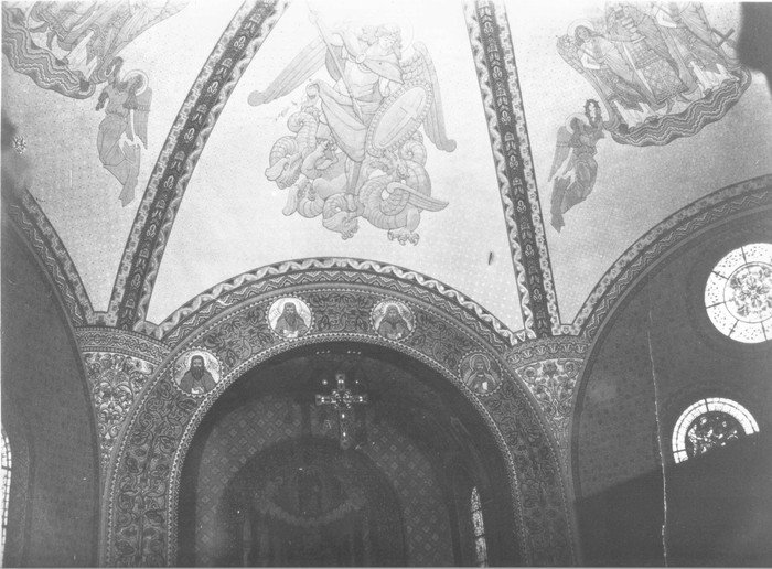 Gewölbebemalung in der Hochmeisterkirche