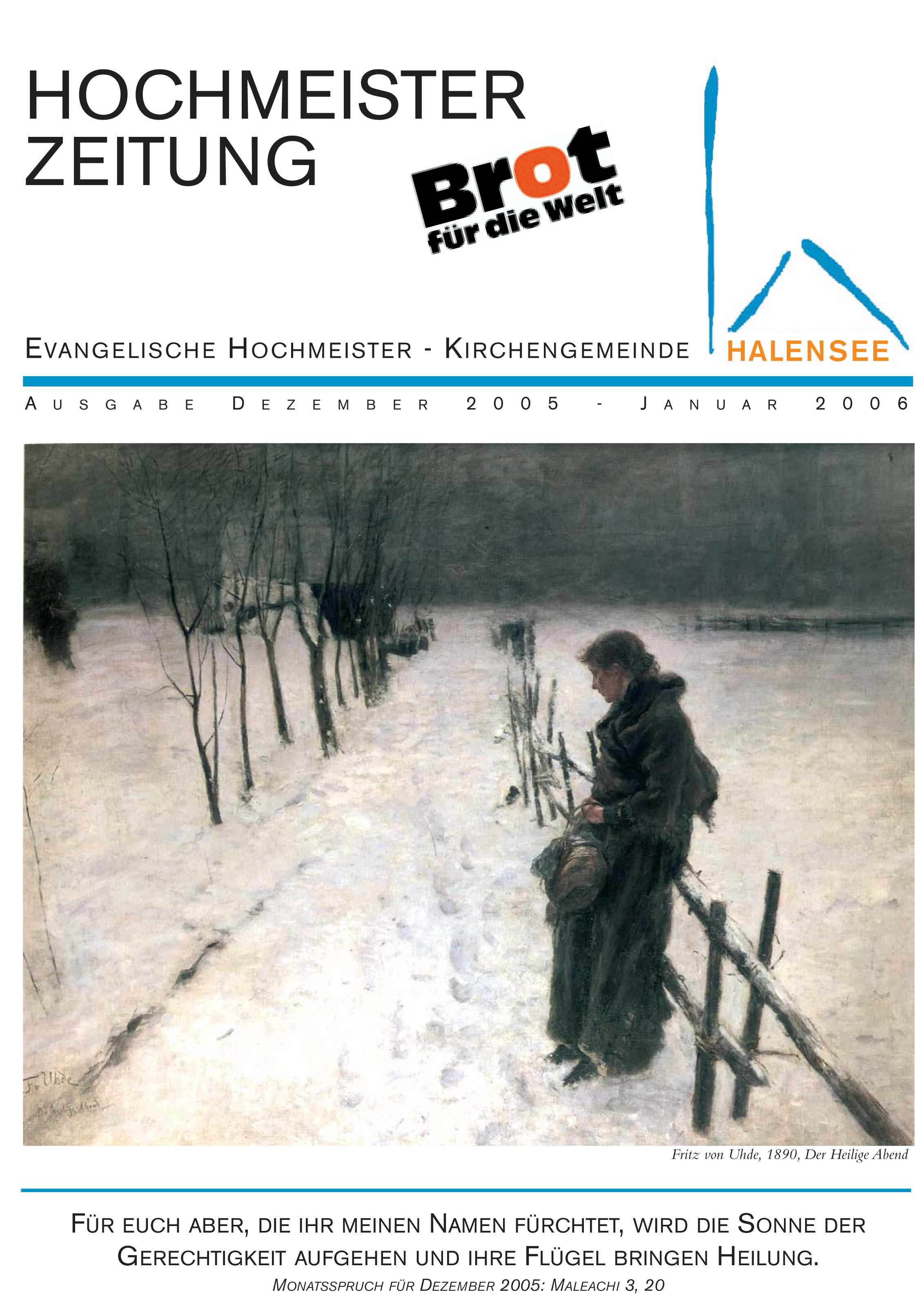 Hochmeisterzeitung 12 / 01 2005/06