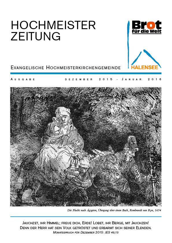 Hochmeisterzeitung 12 / 01 2015/16