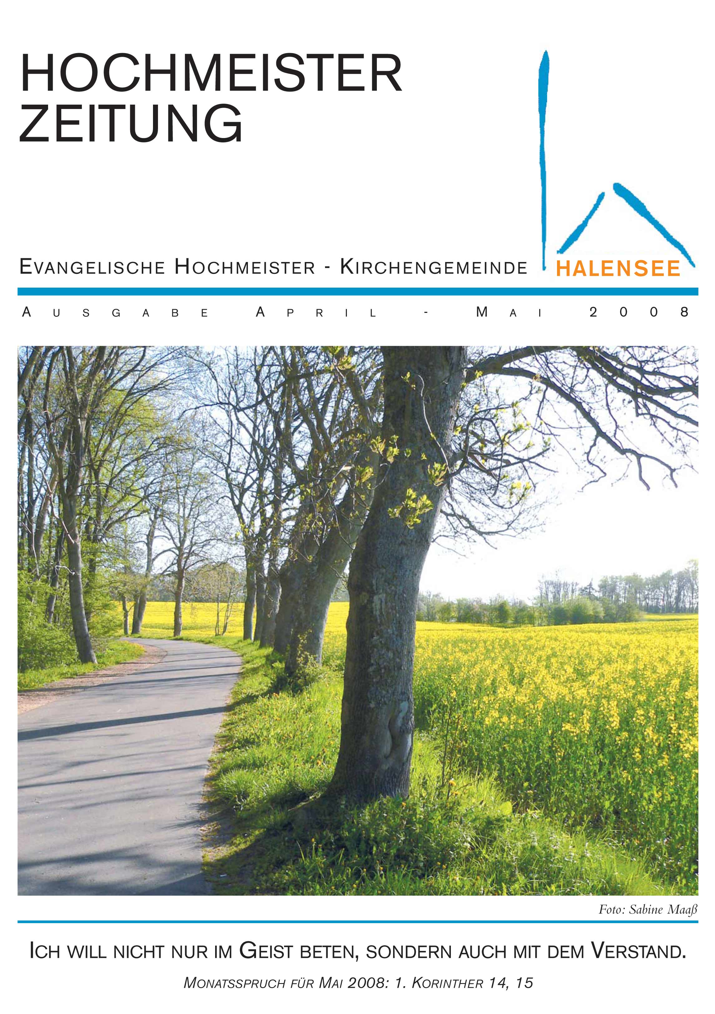 Hochmeisterzeitung 04 / 05 2008