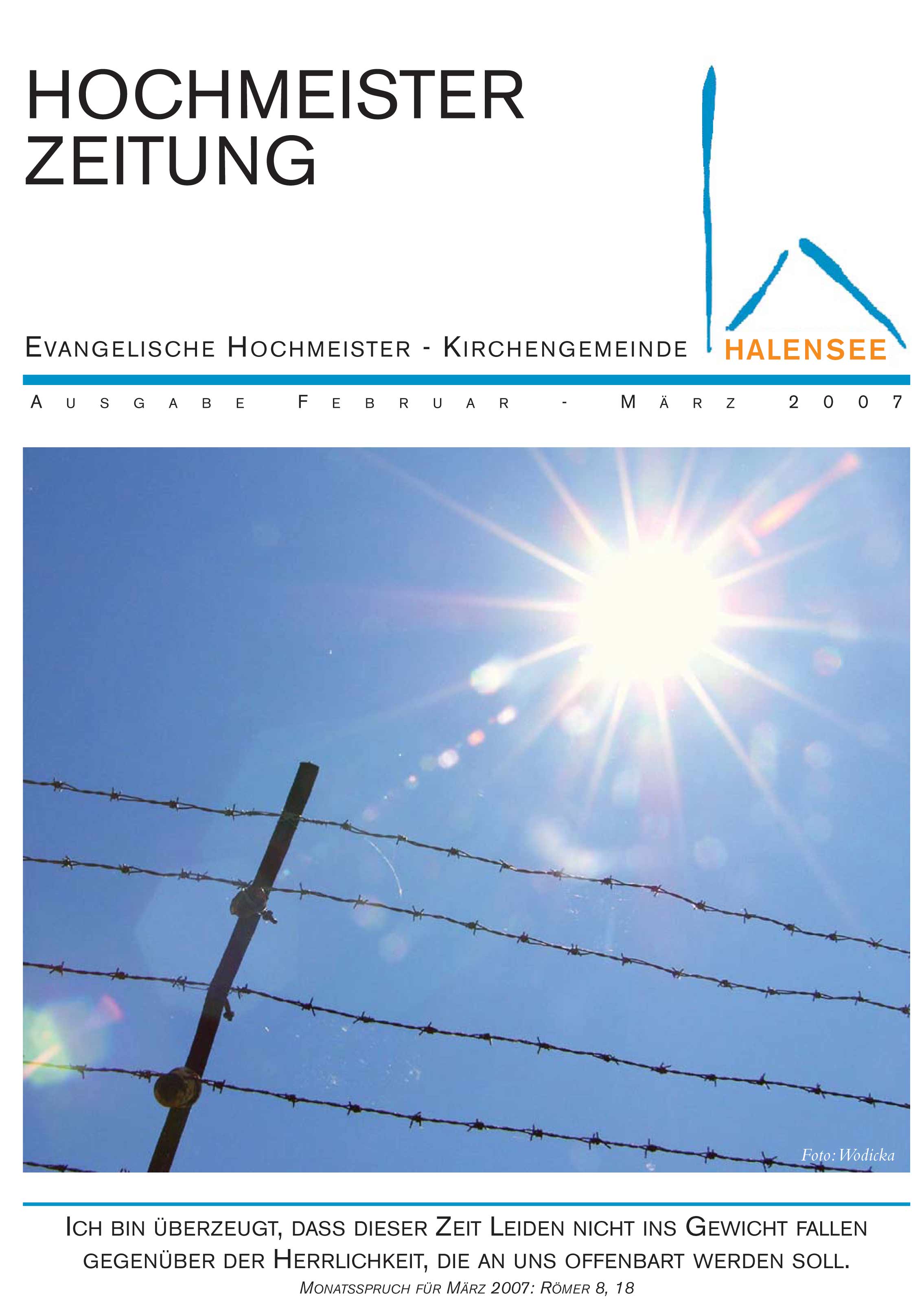 Hochmeisterzeitung 02 / 03 2007